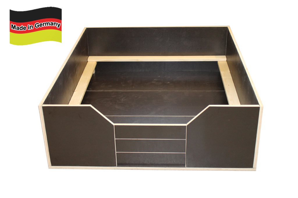 Easy-Hopper Wurfbox Komfort mit Welpenschutz 150x150cm