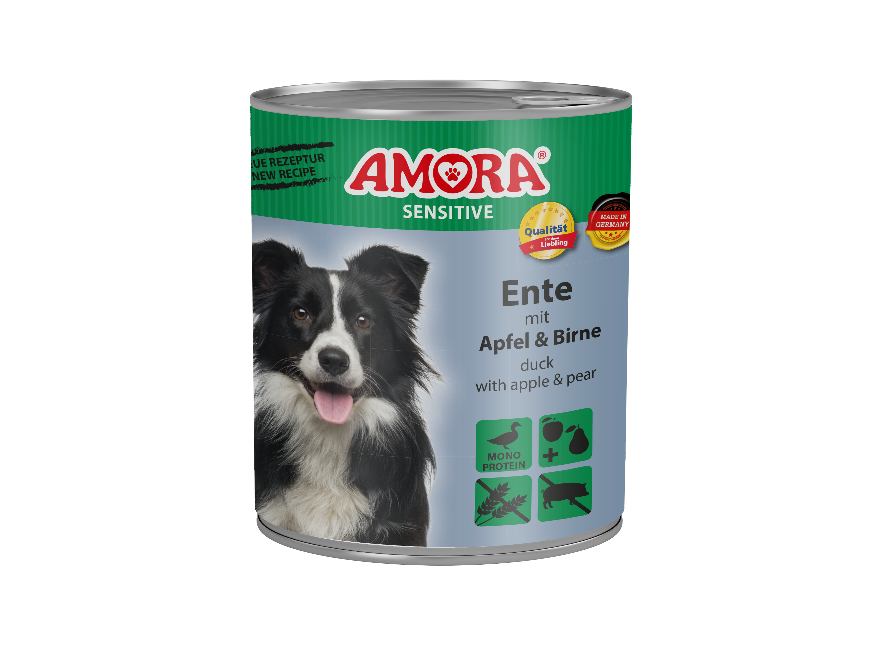 AMORA Dog Sensitive Ente+Apfel+Birne 800gD