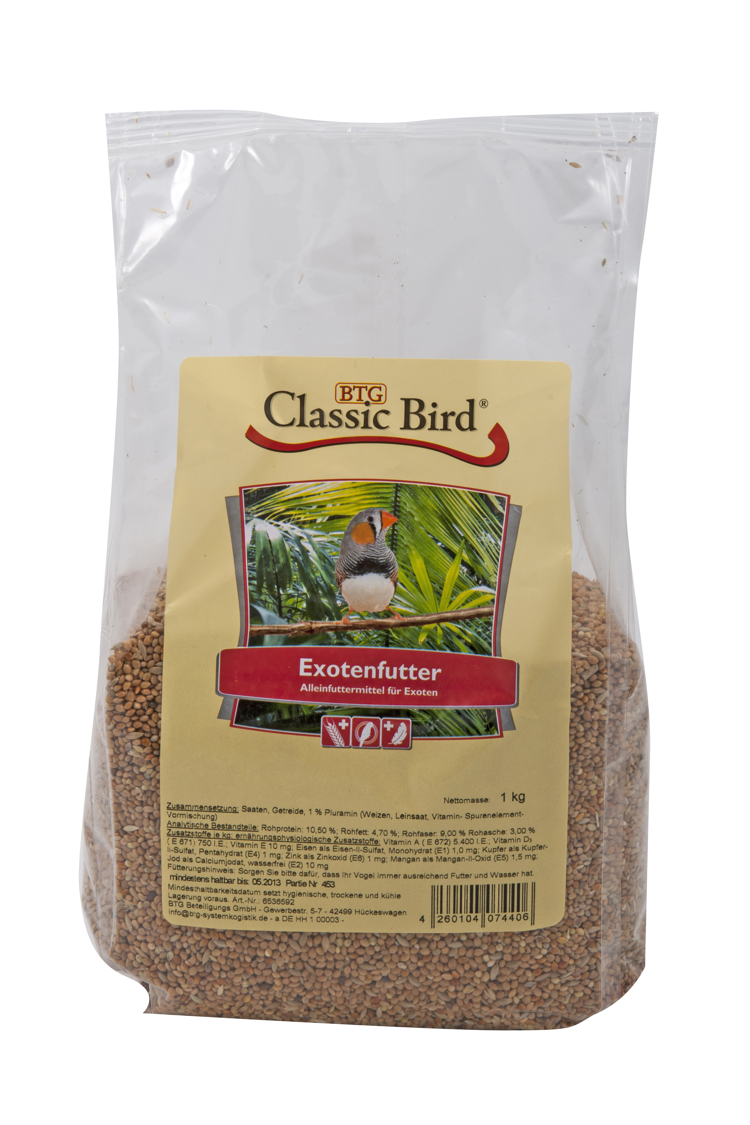 Classic Bird Exotenfutter 1kg Btl.