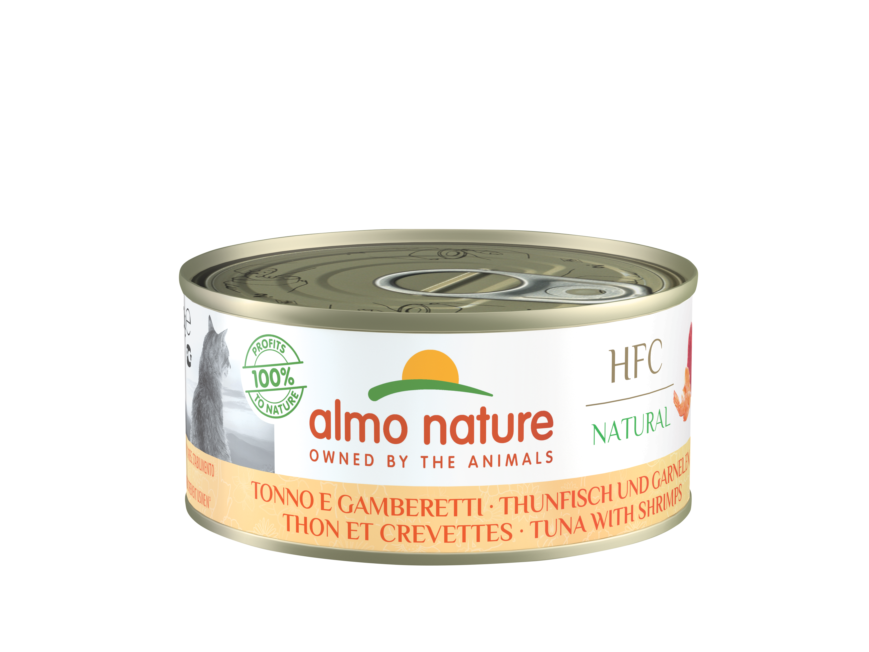 Almo Nature Cat Thunfisch+Garnele 150gD