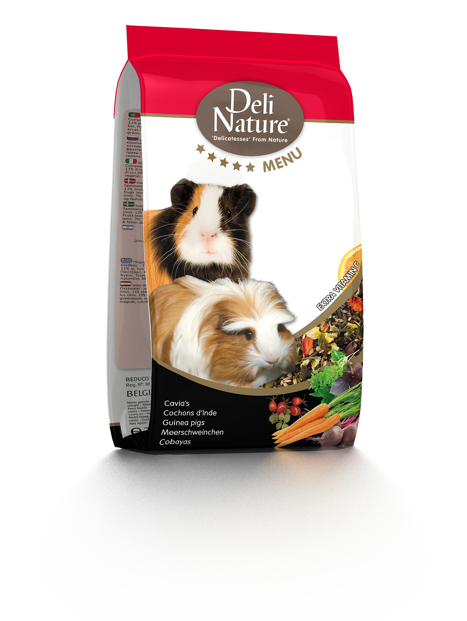 Deli Nature Nager 5*-Menü MEERSCHWEINCHEN (Hagebutte + Gartengewürze) 750g