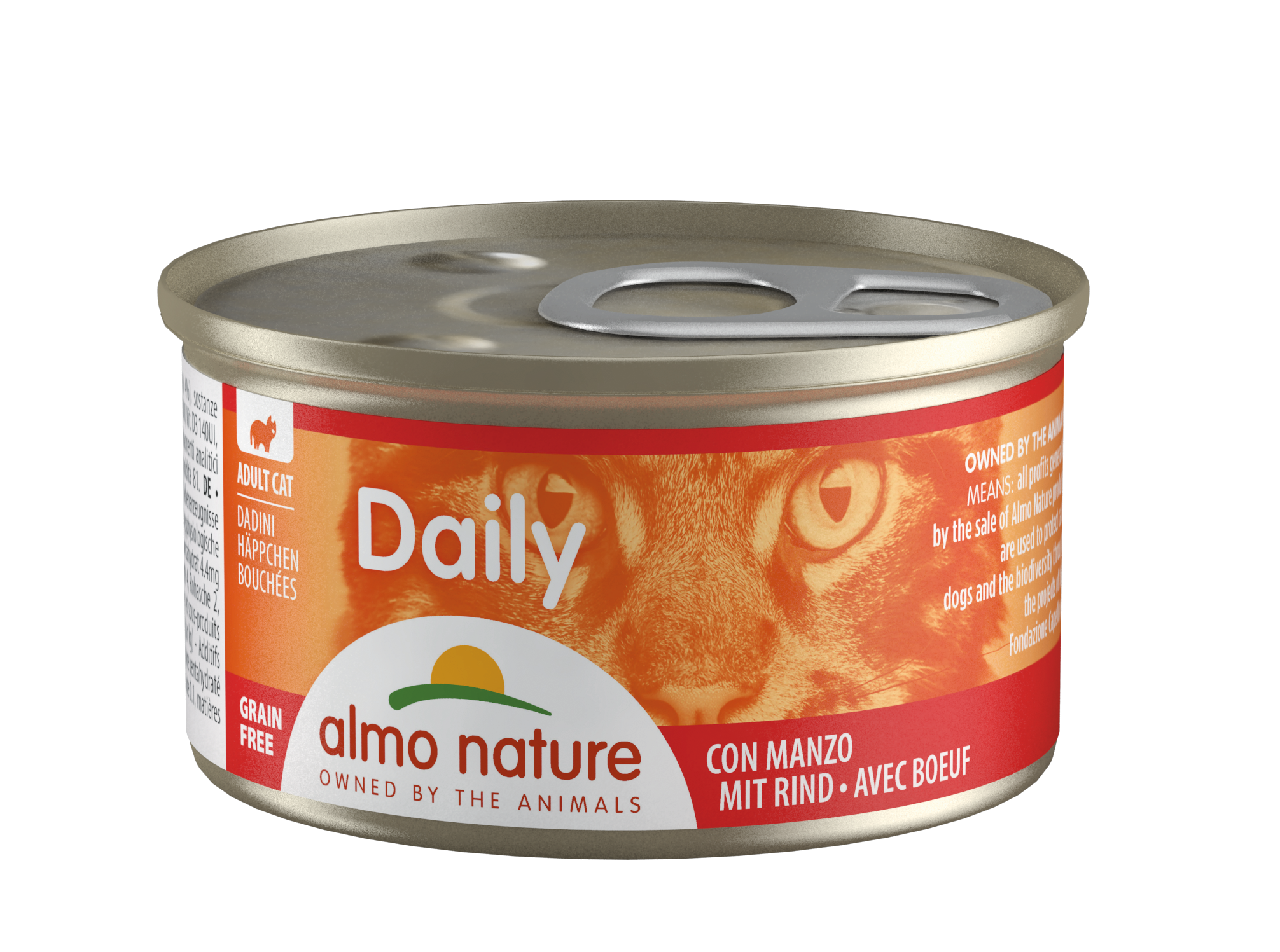Almo Nature Cat Daily Würfel Rind 85gD