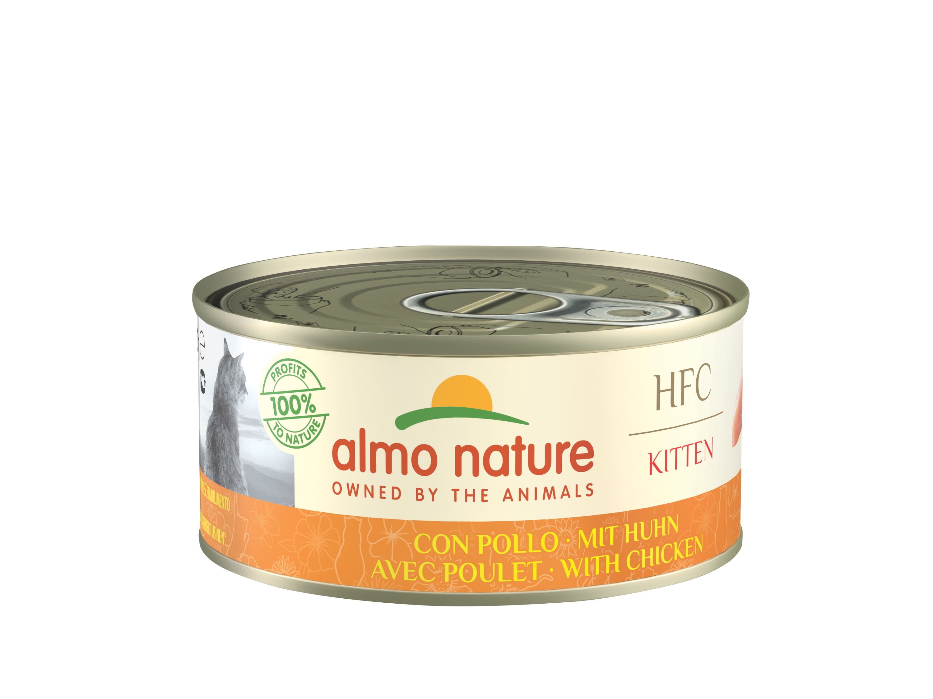 Almo Nature Cat Kitten Huhn 150gD